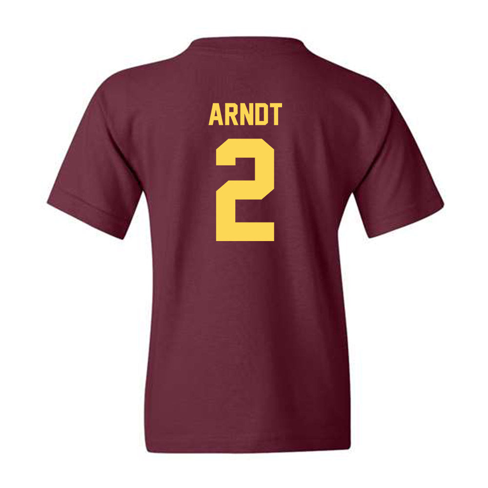 NSU - NCAA Softball : Alexandria Arndt - Maroon Classic Youth T-Shirt
