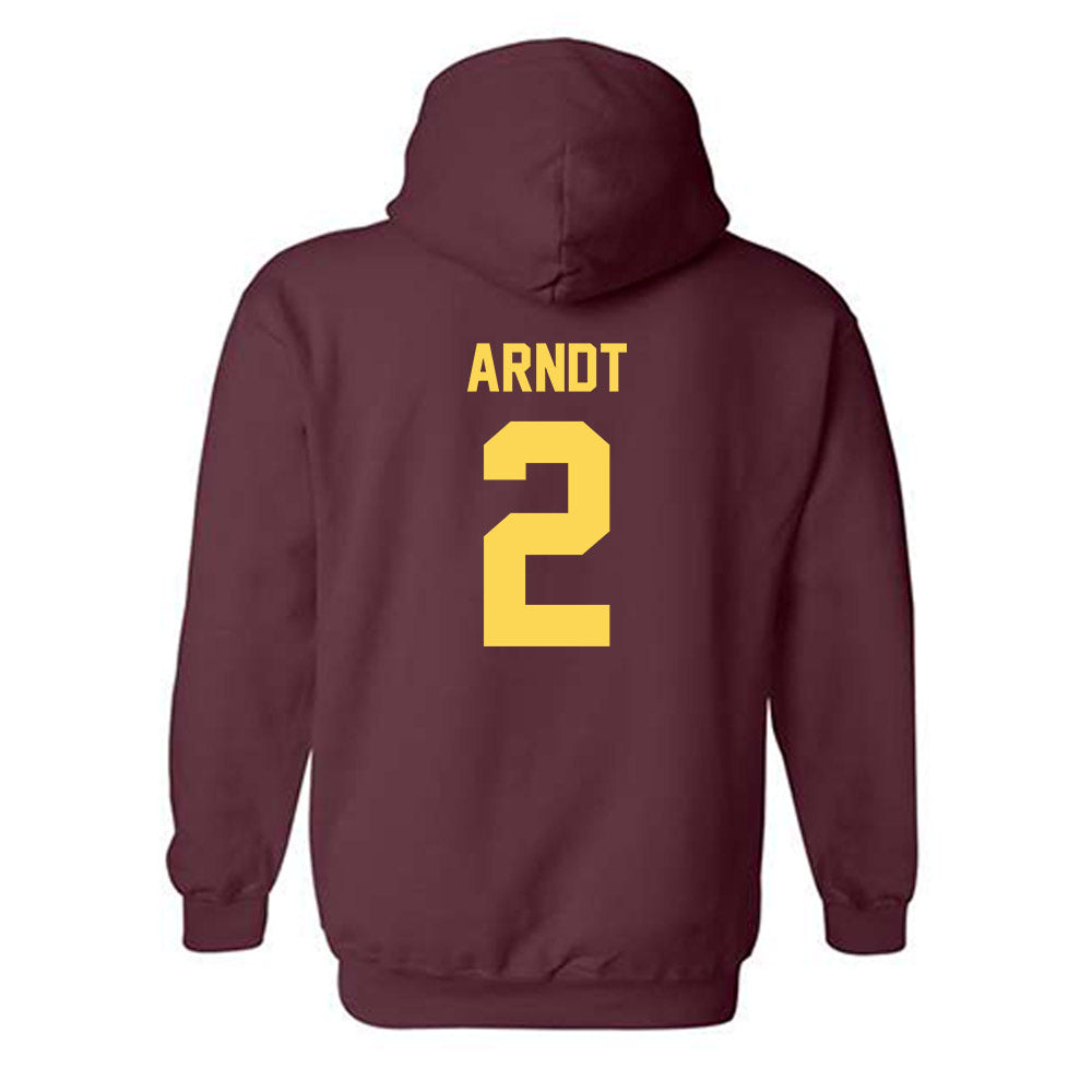 NSU - NCAA Softball : Alexandria Arndt - Maroon Classic Hooded Sweatshirt