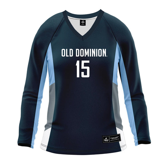 Old Dominion - NCAA Women's Volleyball : Kira Smith - Navy Jersey