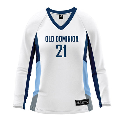 Old Dominion - NCAA Women's Volleyball : Olivia De Jesus - White Jersey