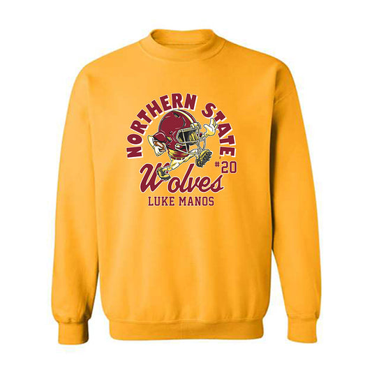 NSU - NCAA Football : Luke Manos - Gold Fashion Sweatshirt