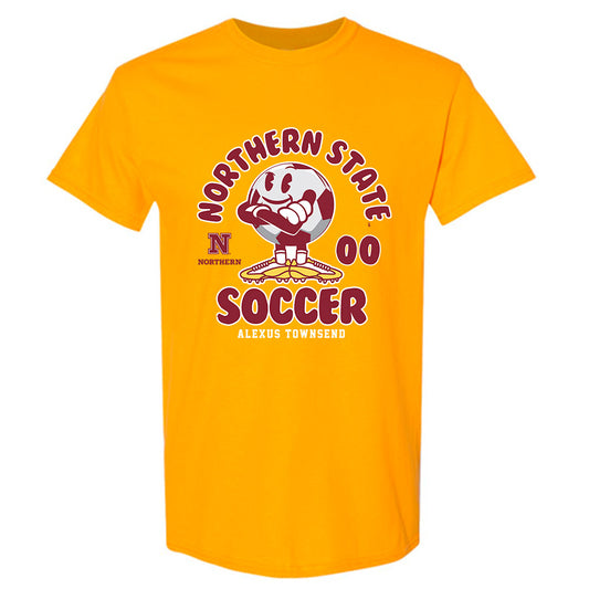 NSU - NCAA Women's Soccer : Alexus Townsend - Gold Fashion Short Sleeve T-Shirt
