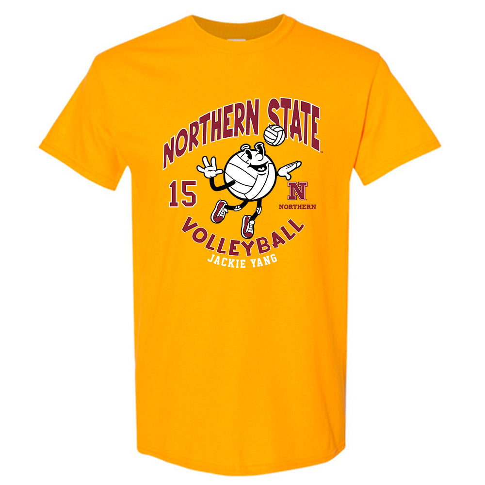 NSU - NCAA Women's Volleyball : Jackie Yang - Fashion Shersey Short Sleeve T-Shirt