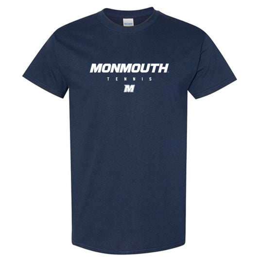 Monmouth - NCAA Women's Tennis : Lenien Jamir - Navy Classic Shersey Short Sleeve T-Shirt