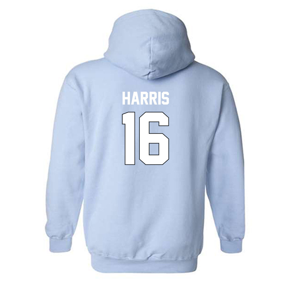 Old Dominion - NCAA Football : Khian'Dre Harris - Light Blue Replica Hooded Sweatshirt
