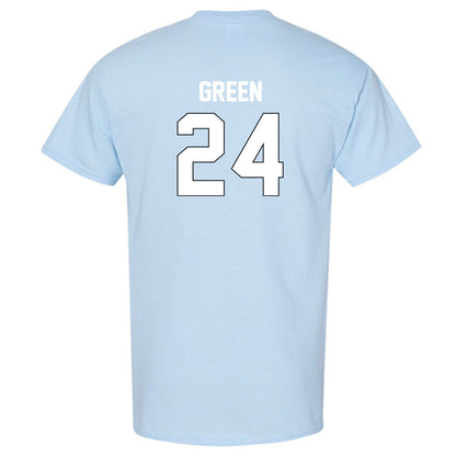 Old Dominion - NCAA Football : Everaud Green - Light Blue Replica Short Sleeve T-Shirt
