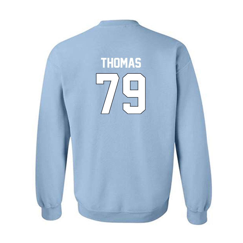 Old Dominion - NCAA Football : Leroy Thomas - Light Blue Replica Sweatshirt