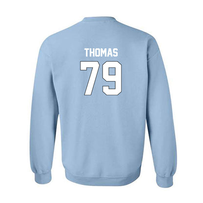 Old Dominion - NCAA Football : Leroy Thomas - Light Blue Replica Sweatshirt