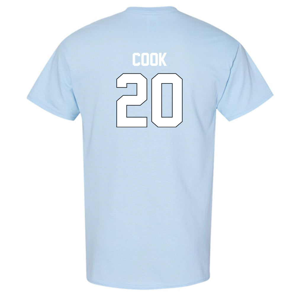 Old Dominion - NCAA Football : John Cook - Light Blue Replica Short Sleeve T-Shirt