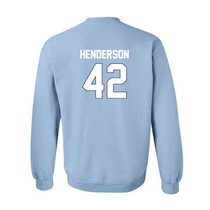 Old Dominion - NCAA Football : Jason Henderson - Light Blue Replica Sweatshirt