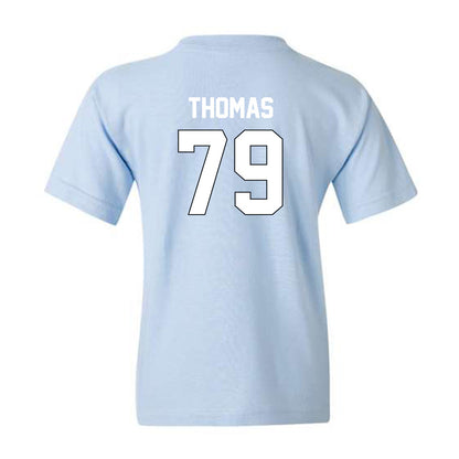 Old Dominion - NCAA Football : Leroy Thomas - Light Blue Replica Youth T-Shirt