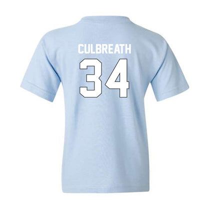 Old Dominion - NCAA Football : Jahleel Culbreath - Light Blue Replica Youth T-Shirt