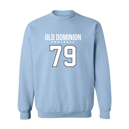 Old Dominion - NCAA Football : Leroy Thomas - Light Blue Replica Sweatshirt