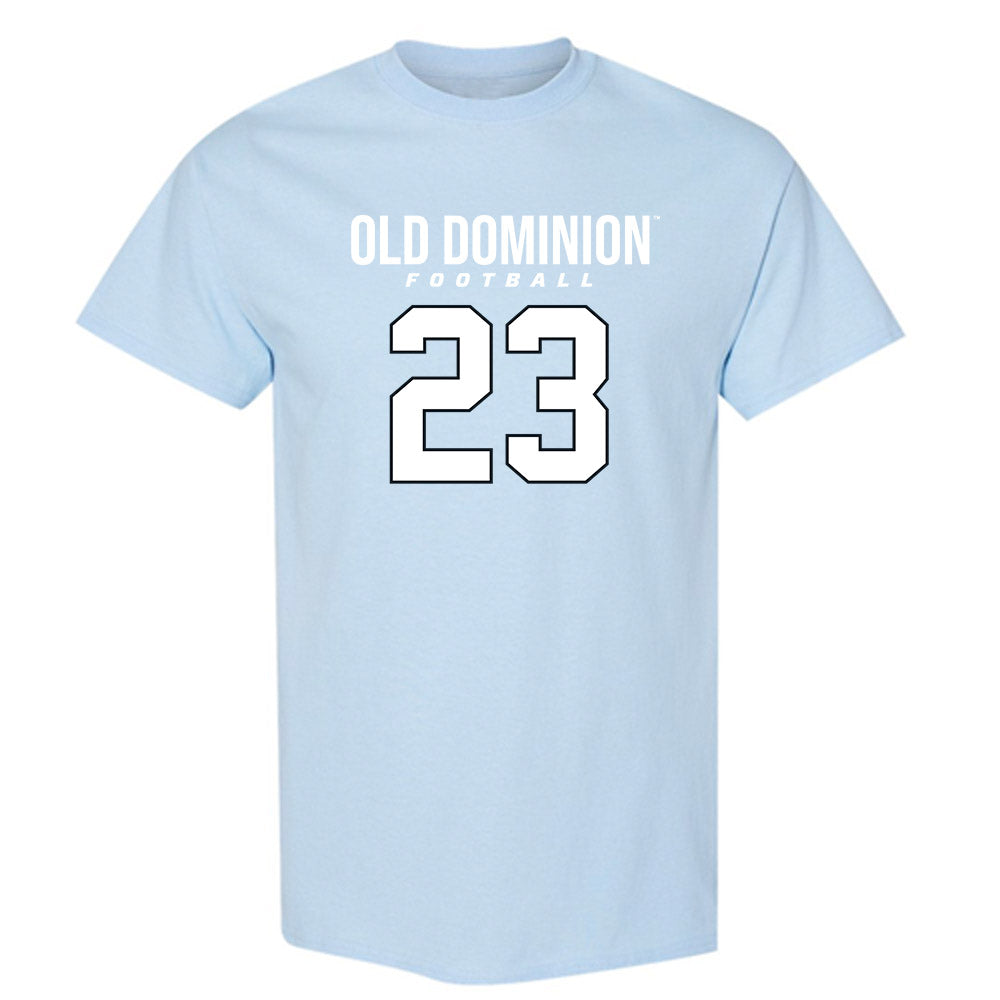 Old Dominion - NCAA Football : Je'Careon Lathan - Light Blue Replica Short Sleeve T-Shirt