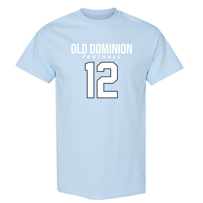 Old Dominion - NCAA Football : Tahj El - Light Blue Replica Short Sleeve T-Shirt