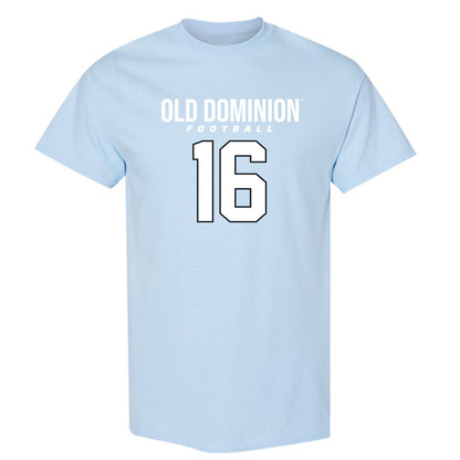 Old Dominion - NCAA Football : Khian'Dre Harris - Light Blue Replica Short Sleeve T-Shirt