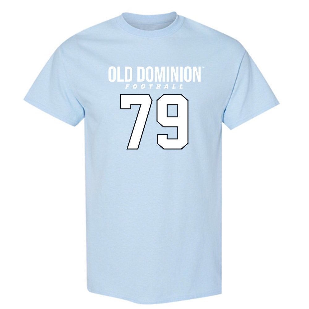 Old Dominion - NCAA Football : Leroy Thomas - Light Blue Replica Short Sleeve T-Shirt