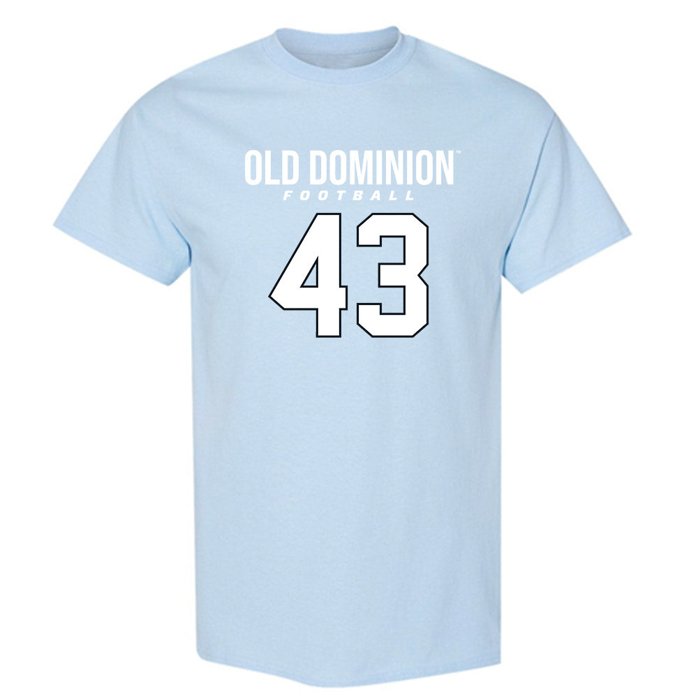 Old Dominion - NCAA Football : Kristopher Trinidad - Light Blue Replica Short Sleeve T-Shirt