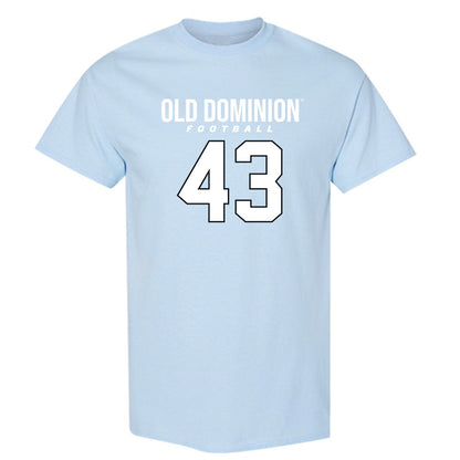 Old Dominion - NCAA Football : Kristopher Trinidad - Light Blue Replica Short Sleeve T-Shirt