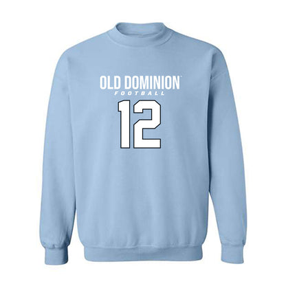 Old Dominion - NCAA Football : Tahj El - Light Blue Replica Sweatshirt