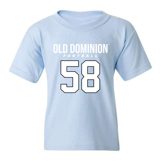 Old Dominion - NCAA Football : Stephon Dubose - Light Blue Replica Youth T-Shirt