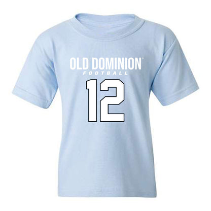 Old Dominion - NCAA Football : Tahj El - Light Blue Replica Youth T-Shirt