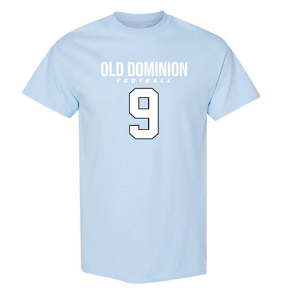 Old Dominion - NCAA Football : Jalen Butler - Light Blue Replica Short Sleeve T-Shirt