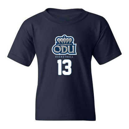 Old Dominion - NCAA Men's Basketball : Devin Ceaser - Youth T-Shirt Replica Shersey