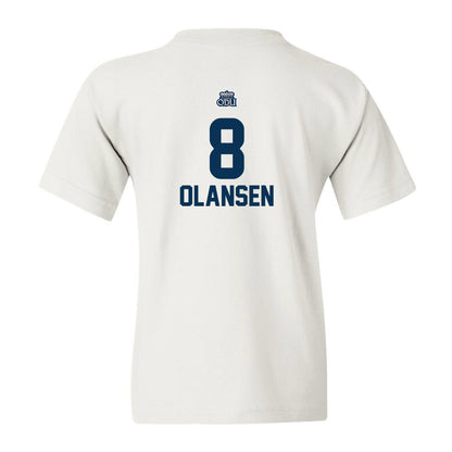 Old Dominion - NCAA Women's Volleyball : Jennifer Olansen - White Replica Shersey Youth T-Shirt