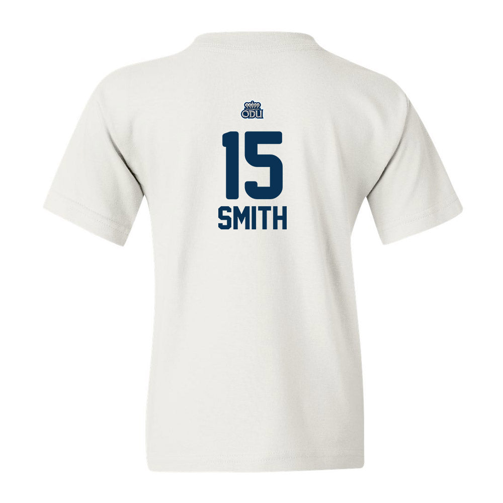 Old Dominion - NCAA Women's Volleyball : Kira Smith - White Replica Shersey Youth T-Shirt
