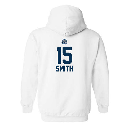 Old Dominion - NCAA Women's Volleyball : Kira Smith - White Replica Shersey Hooded Sweatshirt