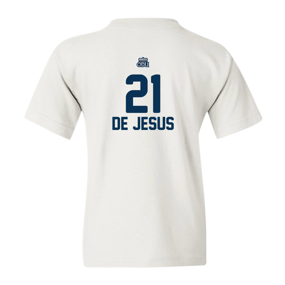 Old Dominion - NCAA Women's Volleyball : Olivia De Jesus - White Replica Shersey Youth T-Shirt