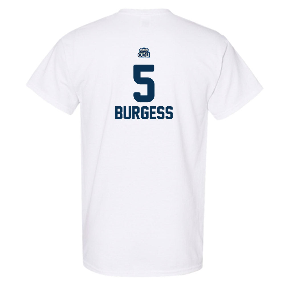 Old Dominion - NCAA Women's Volleyball : Bailey Burgess - White Replica Shersey Short Sleeve T-Shirt