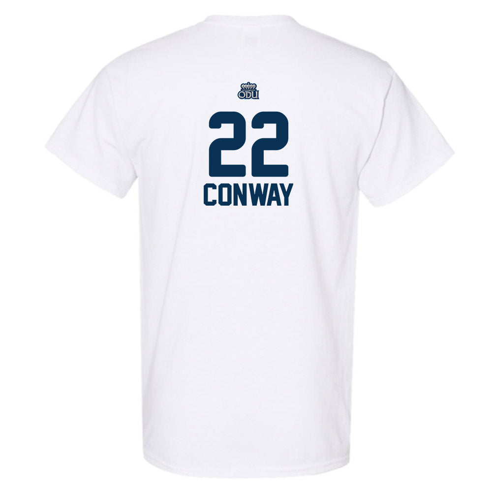 Old Dominion - NCAA Women's Volleyball : Myah Conway - White Replica Shersey Short Sleeve T-Shirt
