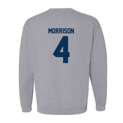 Old Dominion - NCAA Football : Amorie Morrison - Grey Classic Shersey Sweatshirt