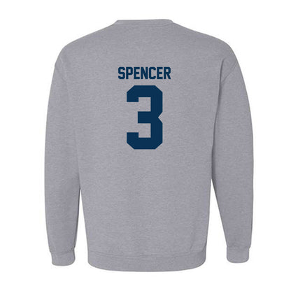 Old Dominion - NCAA Football : Isaiah Spencer - Grey Classic Shersey Sweatshirt