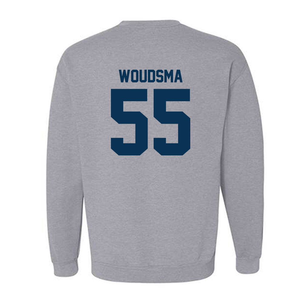 Old Dominion - NCAA Football : Maarten Woudsma - Grey Classic Shersey Sweatshirt