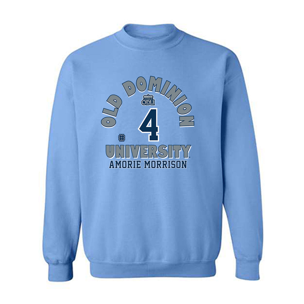 Old Dominion - NCAA Football : Amorie Morrison - Crewneck Sweatshirt Classic Fashion Shersey
