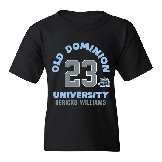 Old Dominion - NCAA Men's Basketball : Dericko Williams - Youth T-Shirt Fashion Shersey