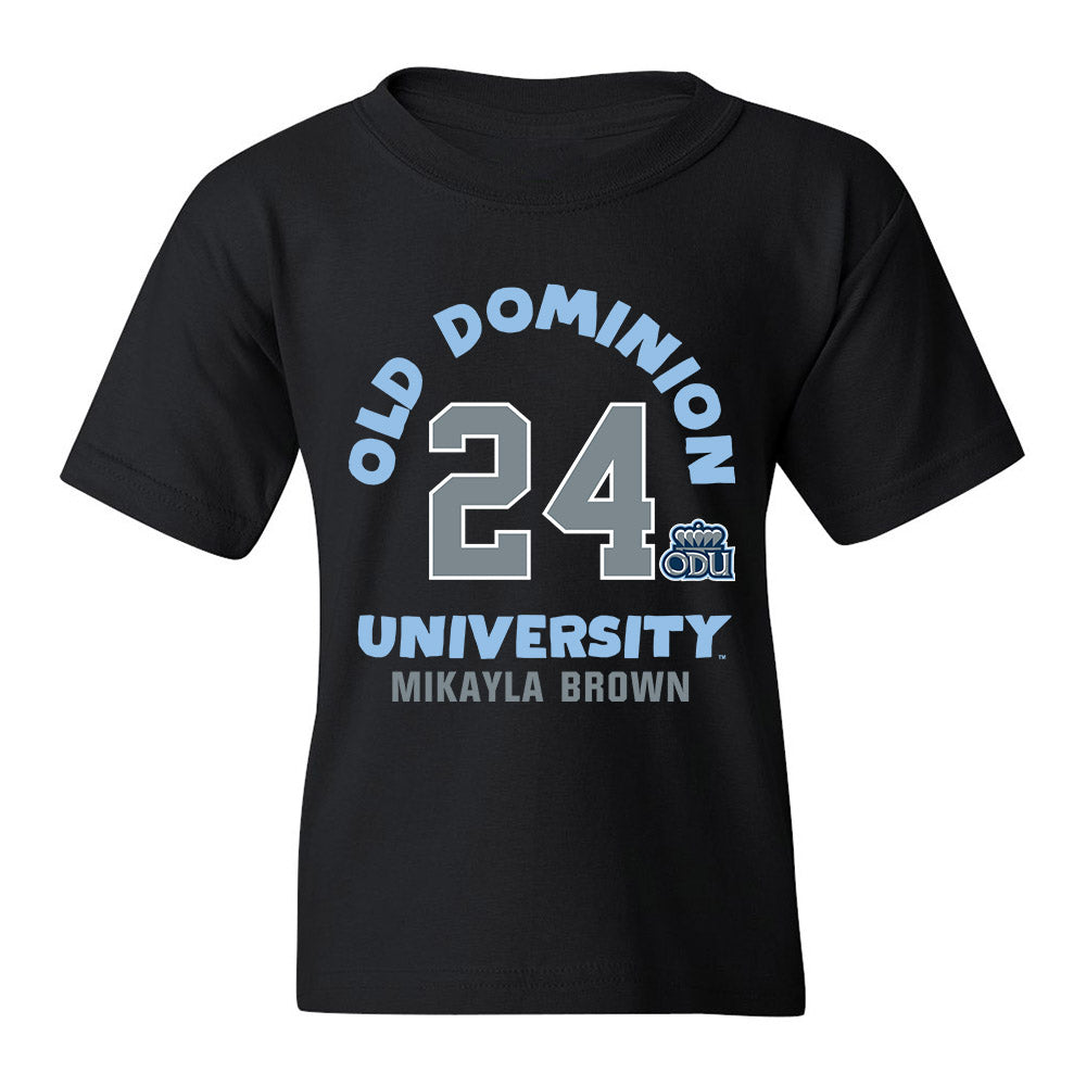 Old Dominion - NCAA Women's Basketball : Mikayla Brown - Youth T-Shirt Fashion Shersey