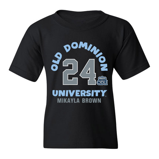 Old Dominion - NCAA Women's Basketball : Mikayla Brown - Youth T-Shirt Fashion Shersey