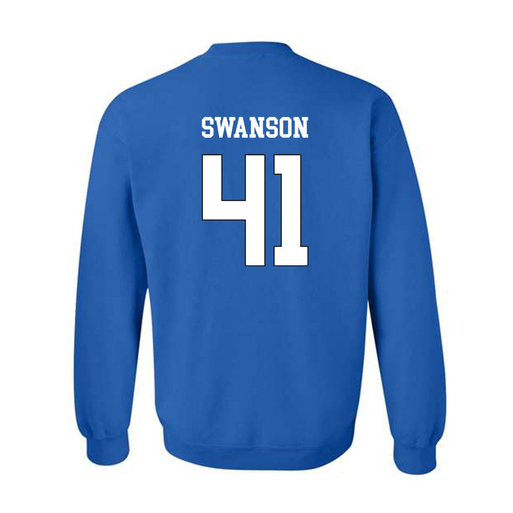 Grand Valley - NCAA Football : Abe Swanson - Royal Replica Sweatshirt