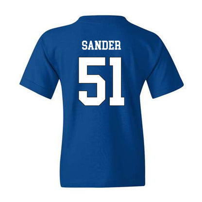 Grand Valley - NCAA Football : Joshua Sander - Royal Replica Youth T-Shirt
