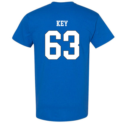 Grand Valley - NCAA Football : Breon Key - Royal Replica Short Sleeve T-Shirt