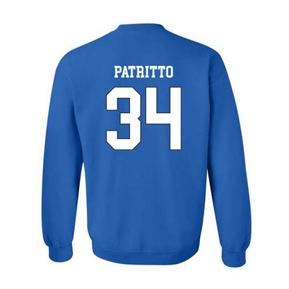 Grand Valley - NCAA Football : Cole Patritto - Royal Replica Sweatshirt