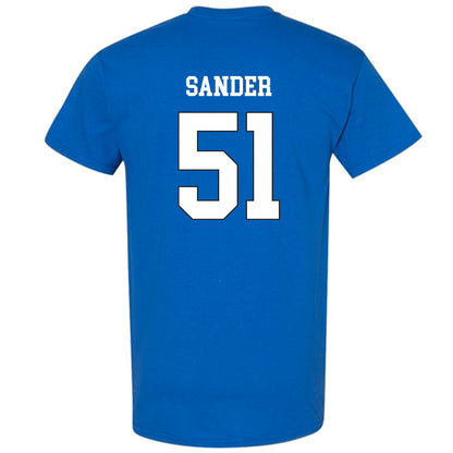 Grand Valley - NCAA Football : Joshua Sander - Royal Replica Short Sleeve T-Shirt