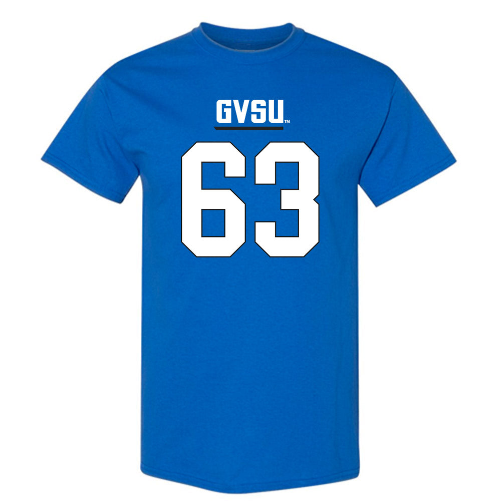 Grand Valley - NCAA Football : Breon Key - Royal Replica Short Sleeve T-Shirt