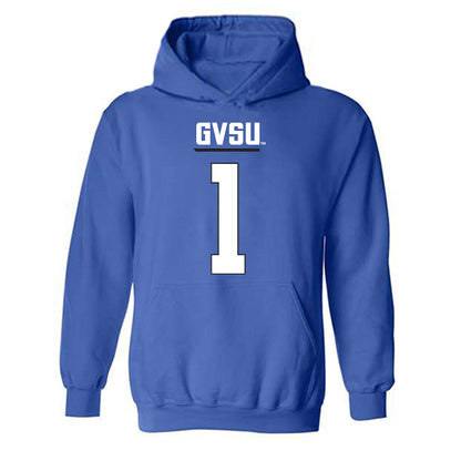Grand Valley - NCAA Football : Lynn Wyche El - Hooded Sweatshirt Replica Shersey
