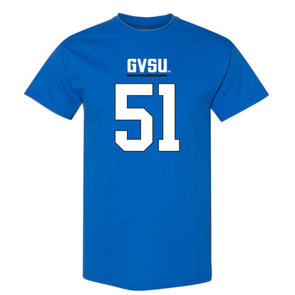 Grand Valley - NCAA Football : Joshua Sander - Royal Replica Short Sleeve T-Shirt