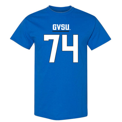 Grand Valley - NCAA Football : Jordan Davis - Royal Replica Short Sleeve T-Shirt